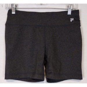 Fila Sport Heather Grey High Waisted Bike Shorts Size Small